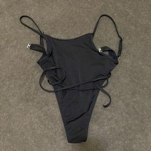 Shein high cut one piece swimsuit size large